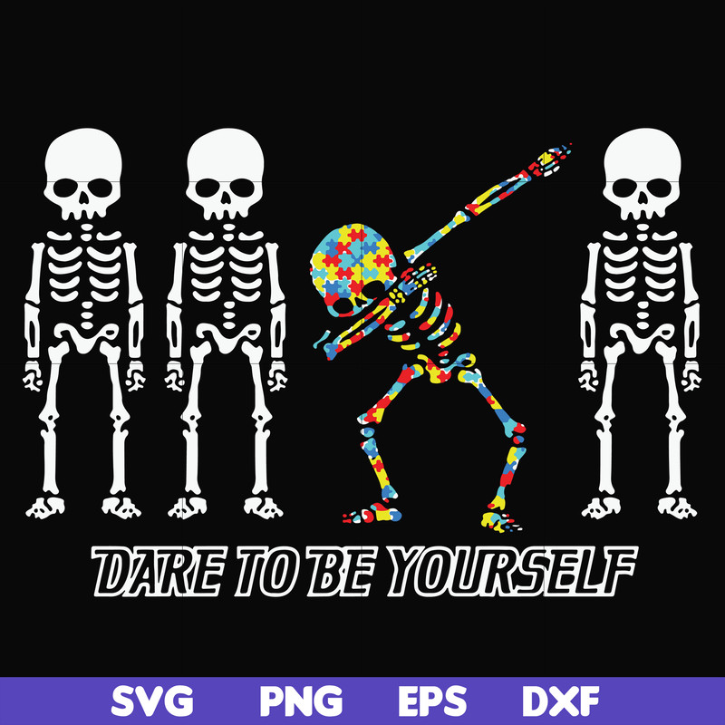 FN00057-Dare to be yourself svg, png, dxf, eps file FN00057.jpg