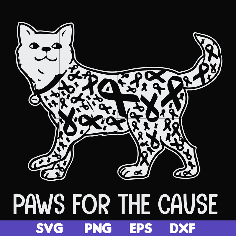 FN000963-Paws for the cause svg, png, dxf, eps file FN000963.jpg