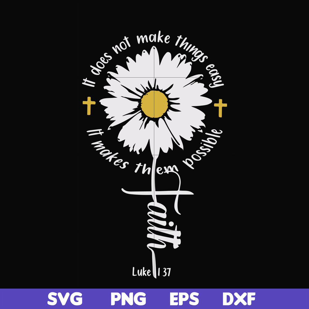 FN000990-It does not make things easy it makes them possible svg, png, dxf, eps file FN000990.jpg