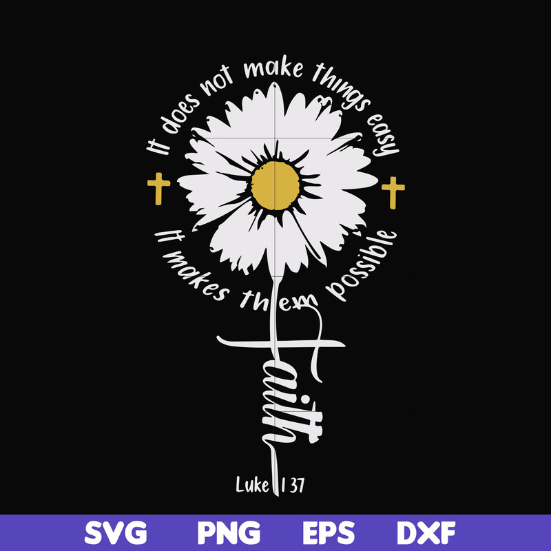 FN000990-It does not make things easy it makes them possible svg, png, dxf, eps file FN000990.jpg