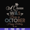 BD0081-A Queen Was Born In October Happy Birthday To Me svg, png, dxf, eps digital file BD0081.jpg