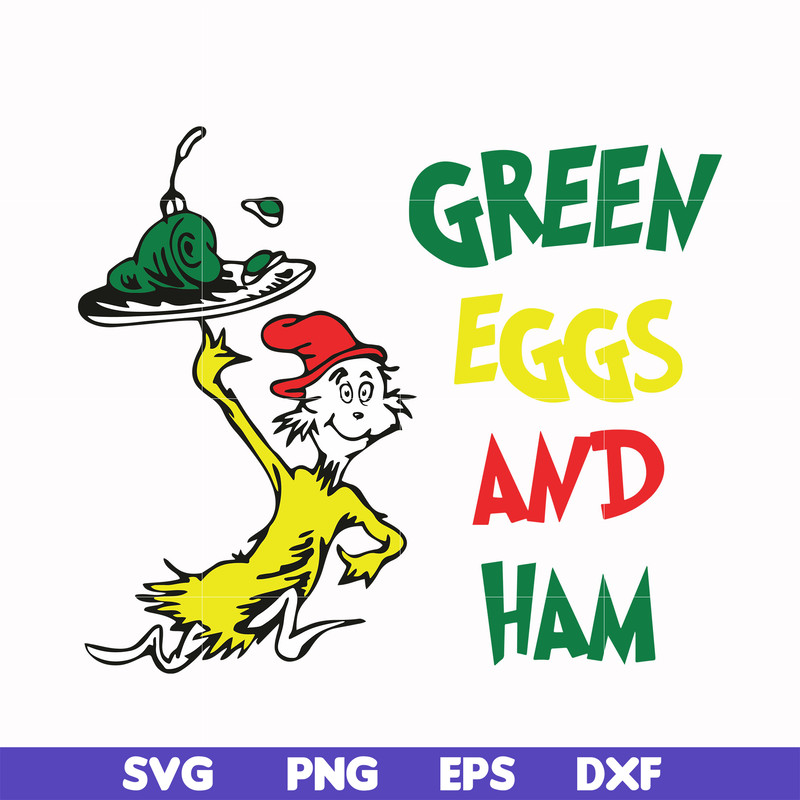 DR000102-Green eggs and ham svg, png, dxf, eps file DR000102.jpg