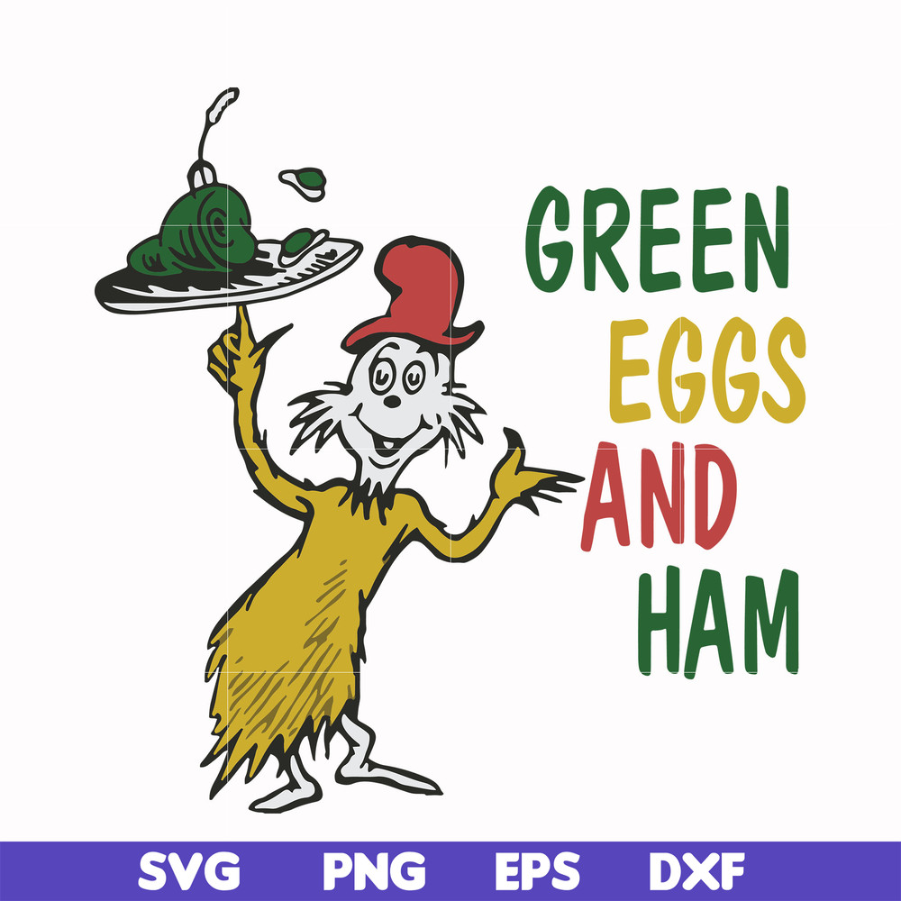DR000126-Green eggs and ham svg, png, dxf, eps file DR000126.jpg