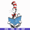 DR05012118-The cat reading book svg, The cat in the hat by dr seuss svg, dr svg, png, dxf, eps file DR05012118.jpg