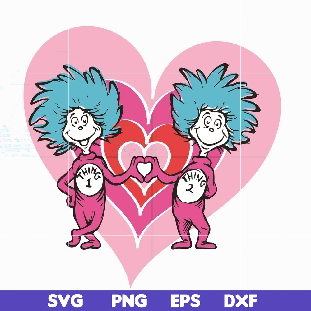 DR05012130-dr seuss valentines day cards svG, Heart dr seuss svg, dr svg, png, dxf, eps file DR05012130.jpg