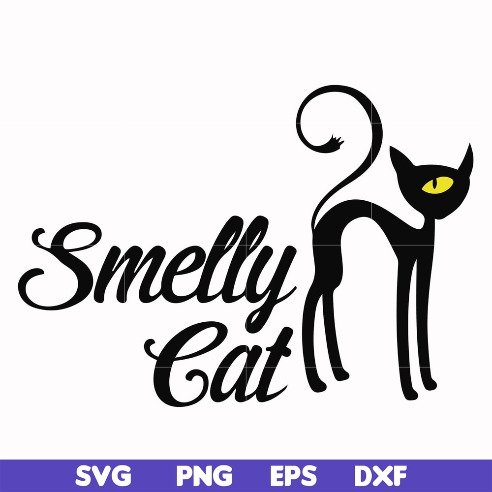 FN0001004-Smelly cat svg, png, dxf, eps file FN0001004.jpg