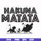 FN000157-Hakuna Matata svg, png, dxf, eps file FN000157.jpg
