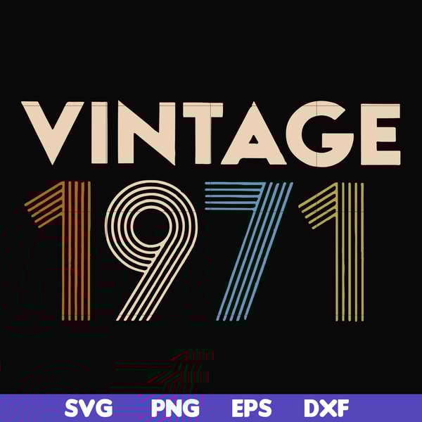 FN000169-Vintage 1971 svg, png, dxf, eps file FN000169.jpg
