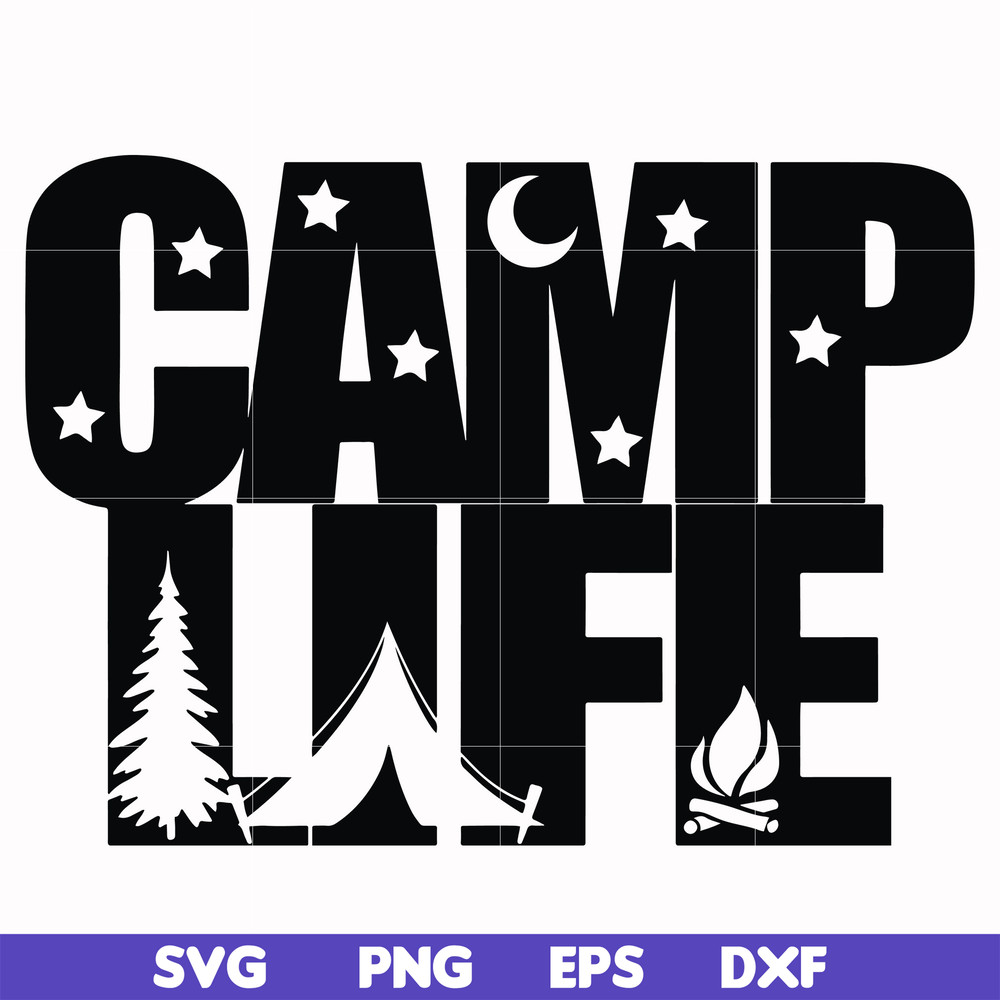 FN000304-Camplife svg, png, dxf, eps file FN000304.jpg