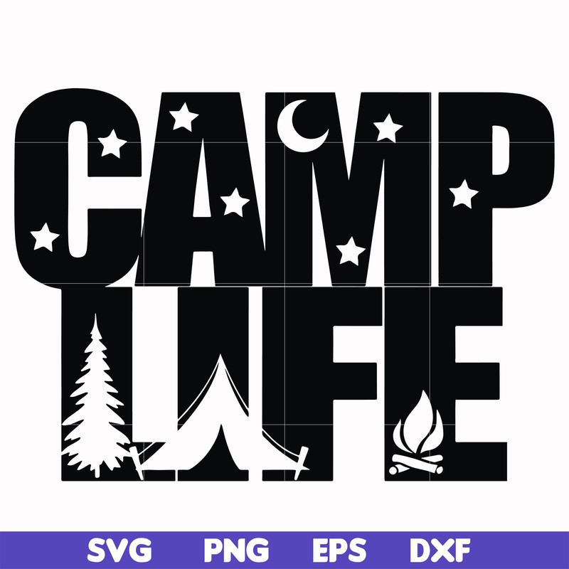 FN000304-Camplife svg, png, dxf, eps file FN000304.jpg