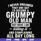 FN000444-I never dreamed that one day I'd become a grumpy old man but here I am killing it and complaining all day long svg, png, dxf, eps file FN000444.jpg