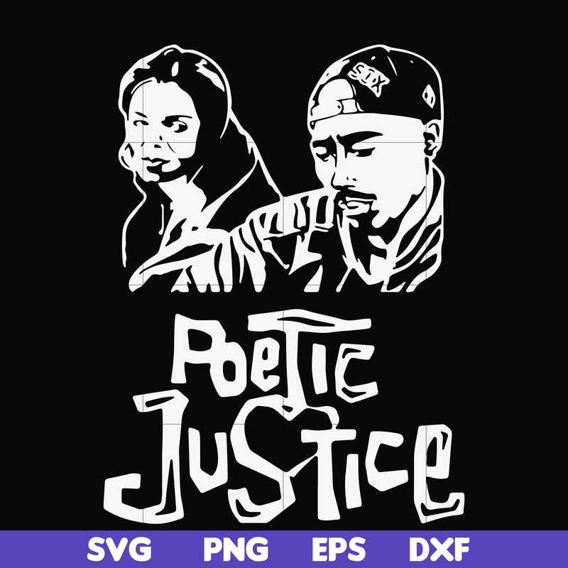 FN000519-Poetic Justice svg, png, dxf, eps file FN000519.jpg