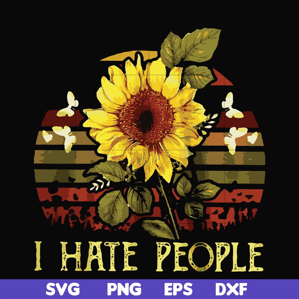 FN000565-I hate people svg, png, dxf, eps file FN000565.jpg