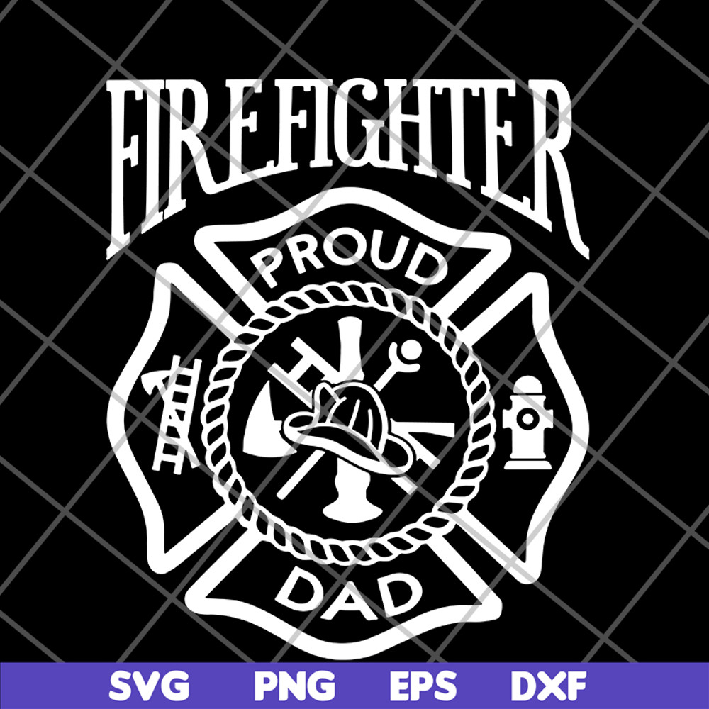 FTD03062105-Firefighter DAD svg, png, dxf, eps digital file FTD03062105.jpg