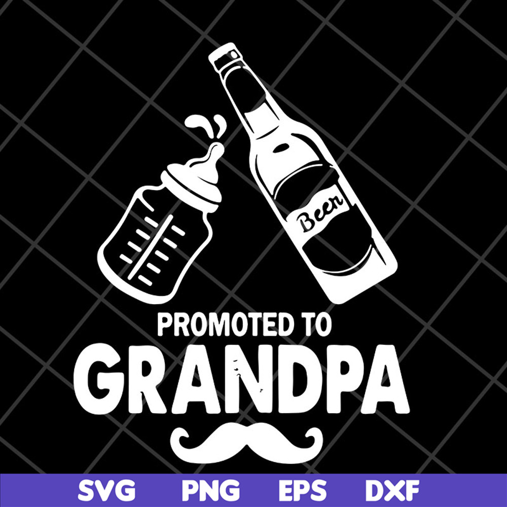 FTD04052103-Promoted to grandpa svg, Fathers day svg, png, dxf, eps digital file FTD04052103.jpg