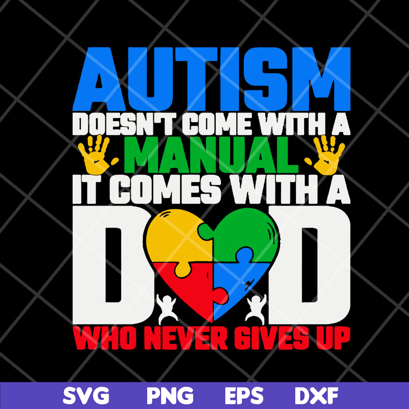 FTD07052101-autism dad svg, png, dxf, eps digital file FTD07052101.jpg