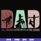 FTD1-Dad the lineman the myth the legend svg, png, dxf, eps, digital file FTD1.jpg