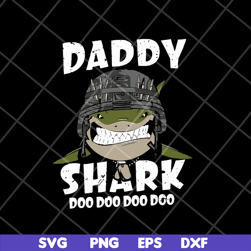 FTD10052120-Daddy Shark Doo Doo Army Dad svg, png, dxf, eps digital file FTD1005220.jpg