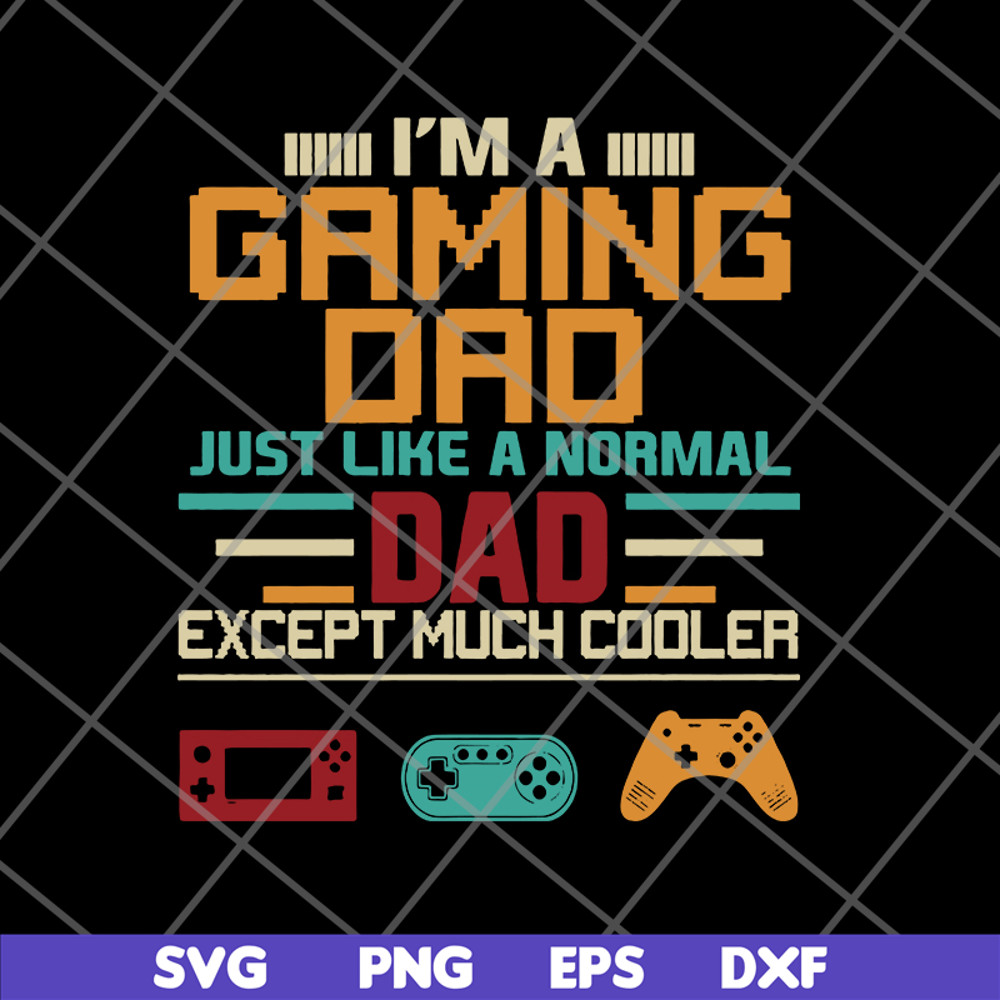 FTD10062111-Gaming Dad Cooler svg, png, dxf, eps digital file FTD10062111.jpg