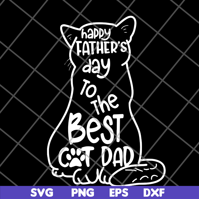 FTD10062125-Cat dad father svg, png, dxf, eps digital file FTD10062125.jpg