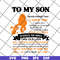 FTD19052110-Lion King To My Son Never Forget That svg, png, dxf, eps digital file FTD19052110.jpg