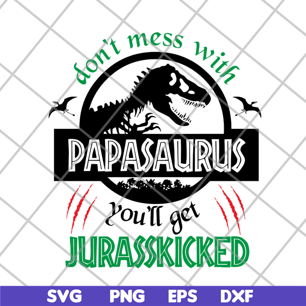 FTD24052103-Papa Saurus svg, png, dxf, eps digital file FTD24052103.jpg