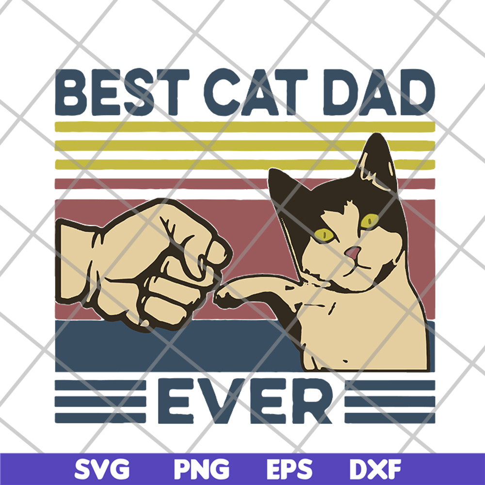 FTD26052122-BeSt cat dad ever svg, png, dxf, eps digital file FTD26052122.jpg