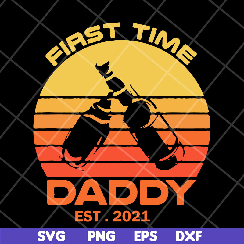 FTD28042123-first time daddy svg, Fathers Day svg, png, dxf, eps digital file FTD28042123.jpg