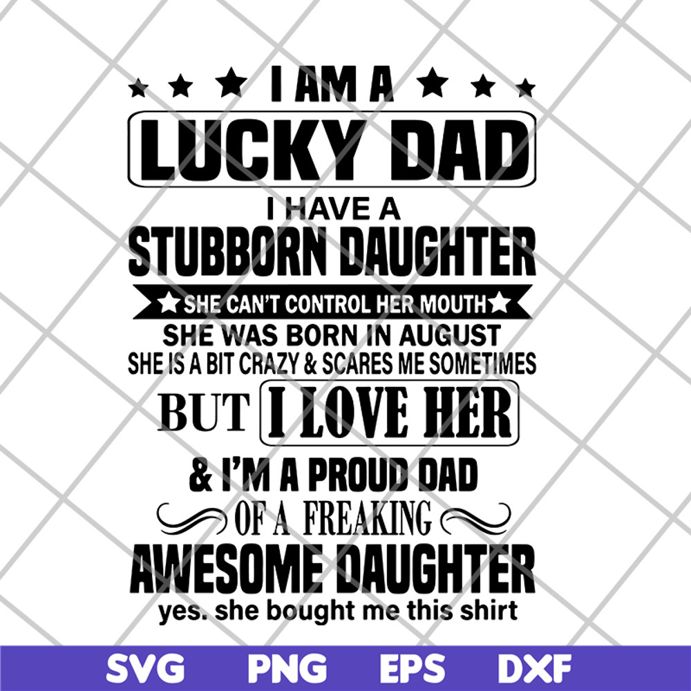 FTD28052121-I am lucky dad svg, png, dxf, eps digital file FTD28052121.jpg