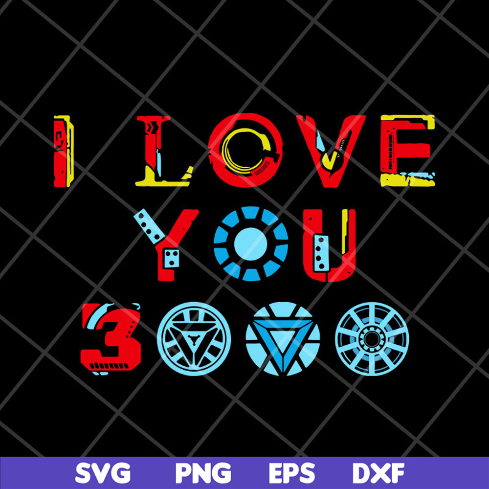 FTD29042109-I love you 3000 svg, Fathers day svg, png, dxf, eps digital file FTD29042109.jpg