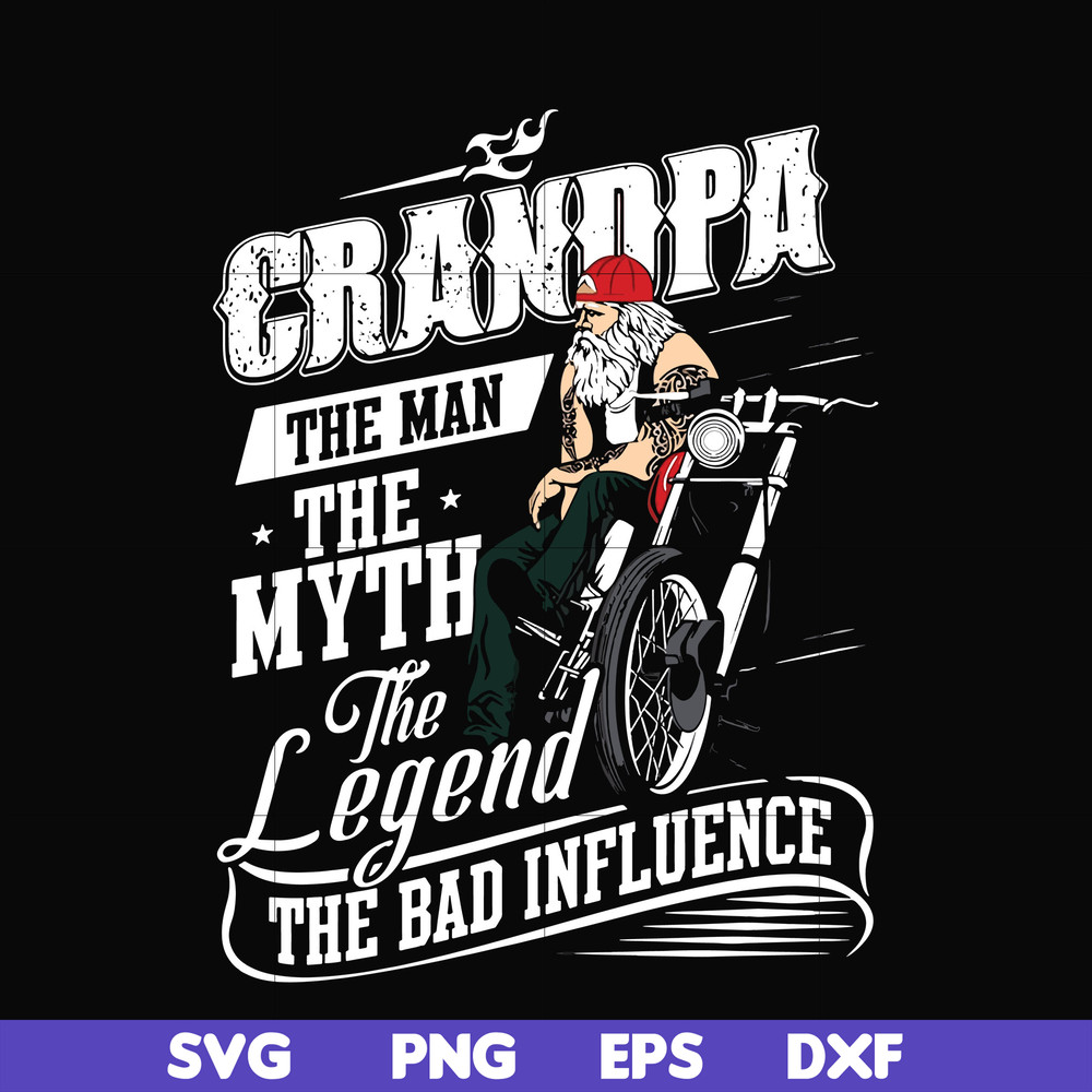 FTD47-Grandpa the man the myth the legend svg, png, dxf, eps, digital file FTD47.jpg