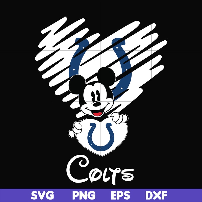 NNFL0037-Colts heart svg, png, dxf, eps digital file NNFL0037.jpg