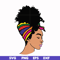 OTH00010-Unbothered Black Girl Svg, Afro Woman Svg, African American Woman svg, png, dxf, eps file OTH00010.jpg
