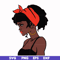 OTH00020-Unbothered Black Girl Svg, Afro Woman Svg, African American Woman svg, png, dxf, eps file OTH00020.jpg