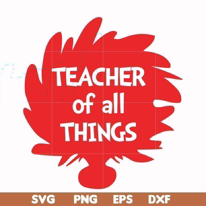 DR00059-Teacher of all things svg, png, dxf, eps file DR00059.jpg