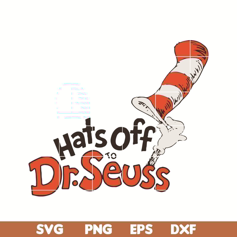 DR05012114-Hats Off Dr Seuss svg, Cat in the Hat svg, dr svg, png, dxf, eps digital file DR05012114.jpg