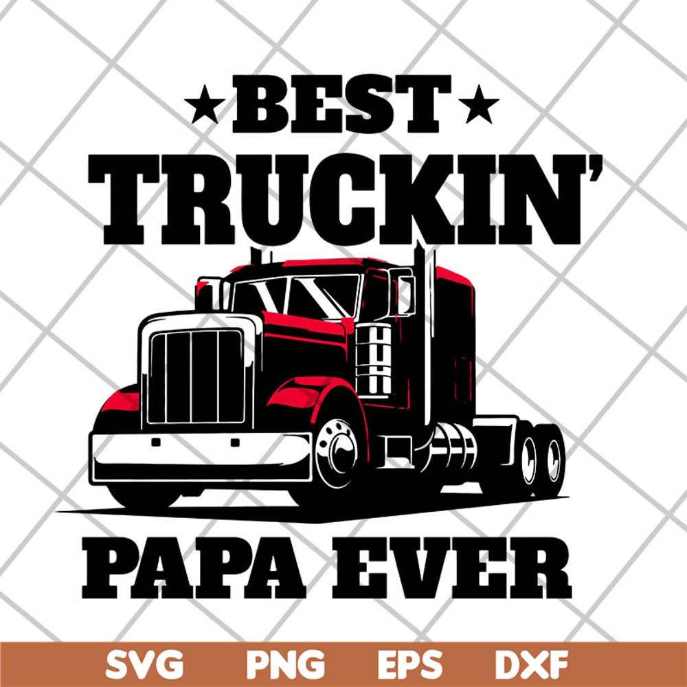 FTD04052106-Best truckin papa ever svg, Fathers day svg, png, dxf, eps digital file FTD04052106.jpg