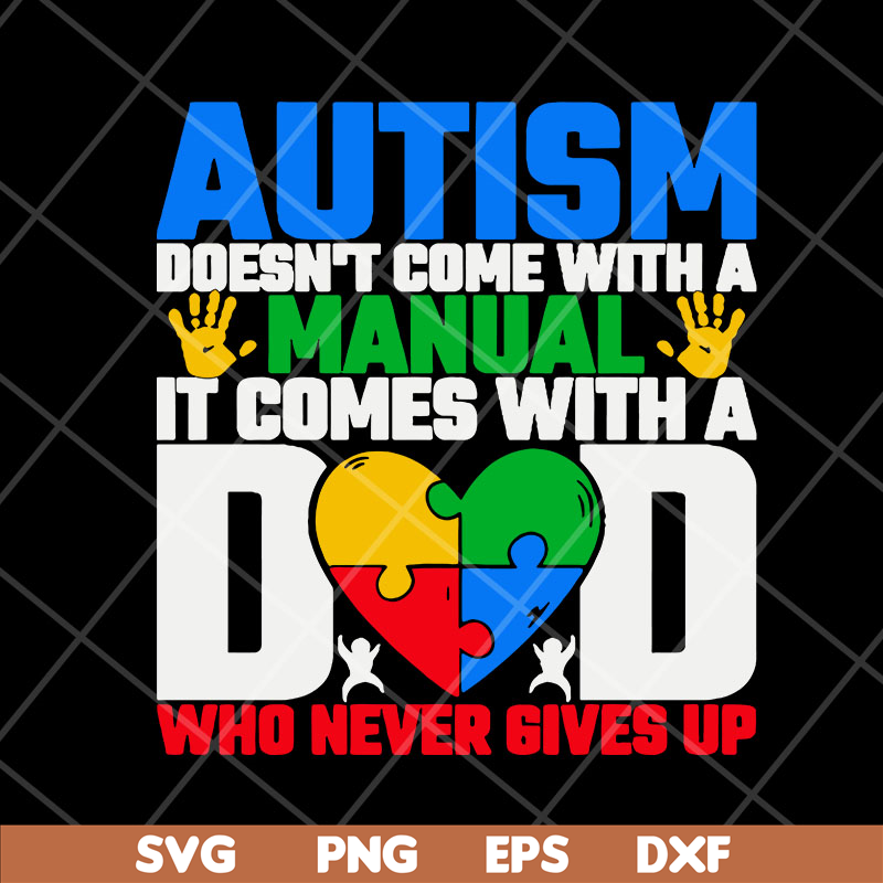 FTD07052101-autism dad svg, png, dxf, eps digital file FTD07052101.jpg