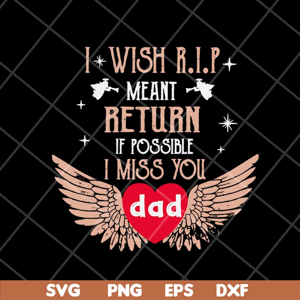 FTD07052106-i wish rip svg, png, dxf, eps digital file FTD07052106.jpg