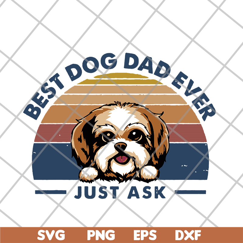 FTD10062105-Best Dog Dad Mom Peeking Dog Retro svg, png, dxf, eps digital file FTD10062105.jpg