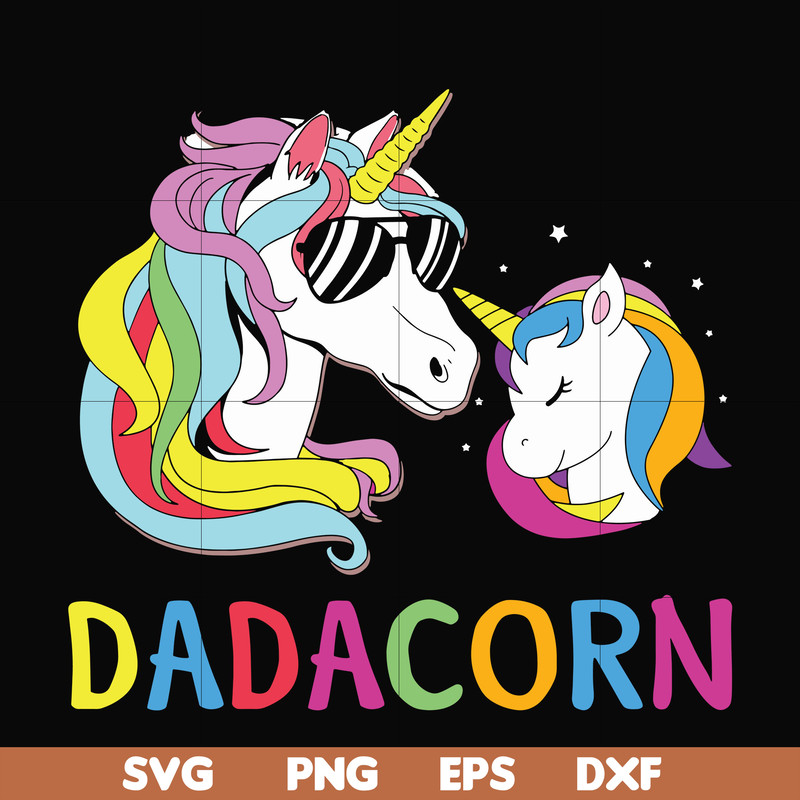 FTD123-Dadacorn svg, png, dxf, eps, digital file FTD123.jpg