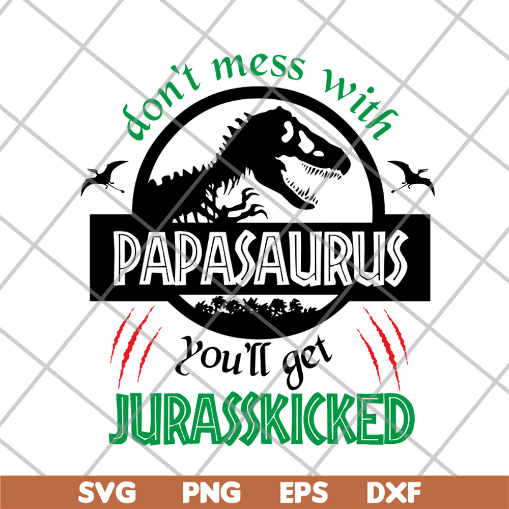 FTD24052103-Papa Saurus svg, png, dxf, eps digital file FTD24052103.jpg
