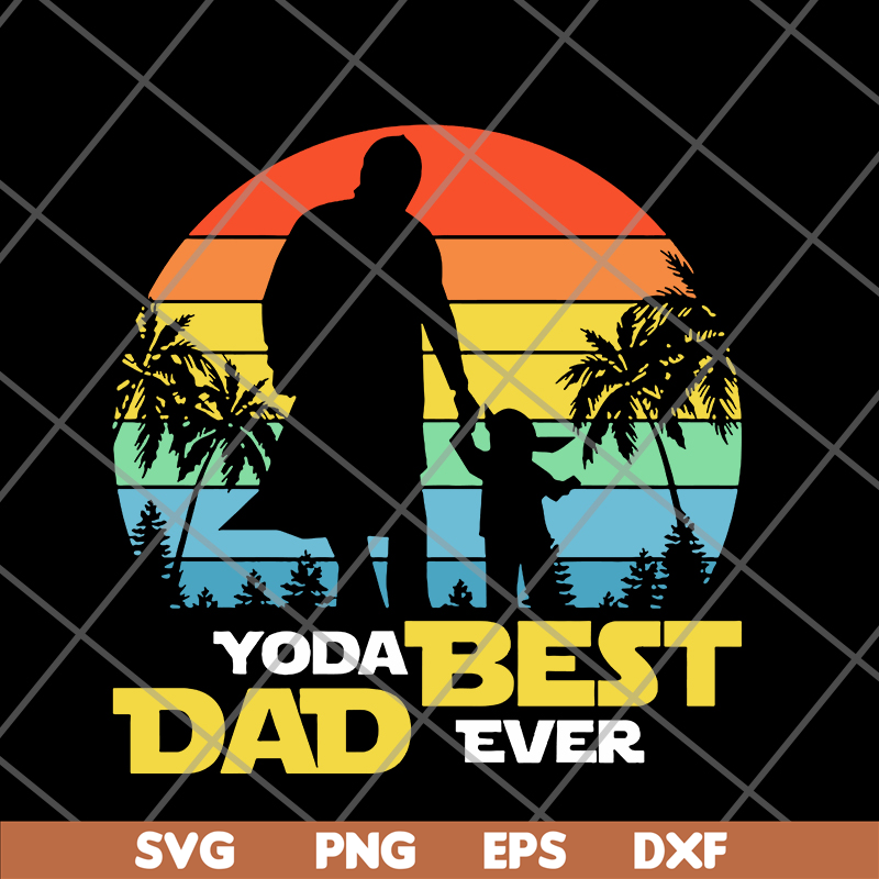 FTD24052113-yoda best dad ever svg, png, dxf, eps digital file FTD24052113.jpg