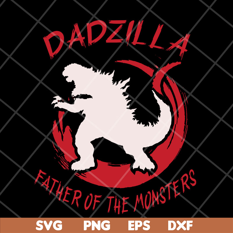 FTD29042112-Dadzilla svg, Fathers day svg, png, dxf, eps digital file FTD29042112.jpg