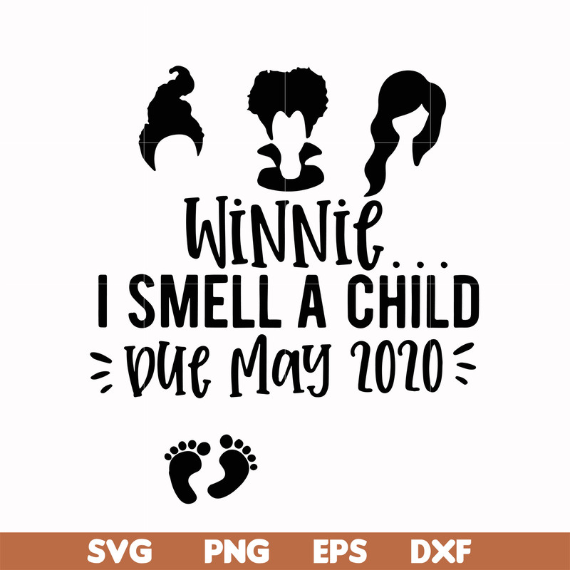 HLW0120-i smell a child svg, png, dxf, eps digital file HLW0120.jpg