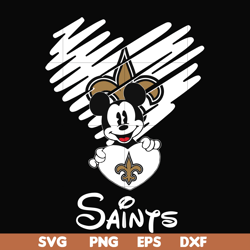 saints heart svg, png, dxf, eps digital file nnfl0031