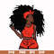 OTH00019-Unbothered Black Girl Svg, Afro Woman Svg, African American Woman svg, png, dxf, eps file OTH00019.jpg