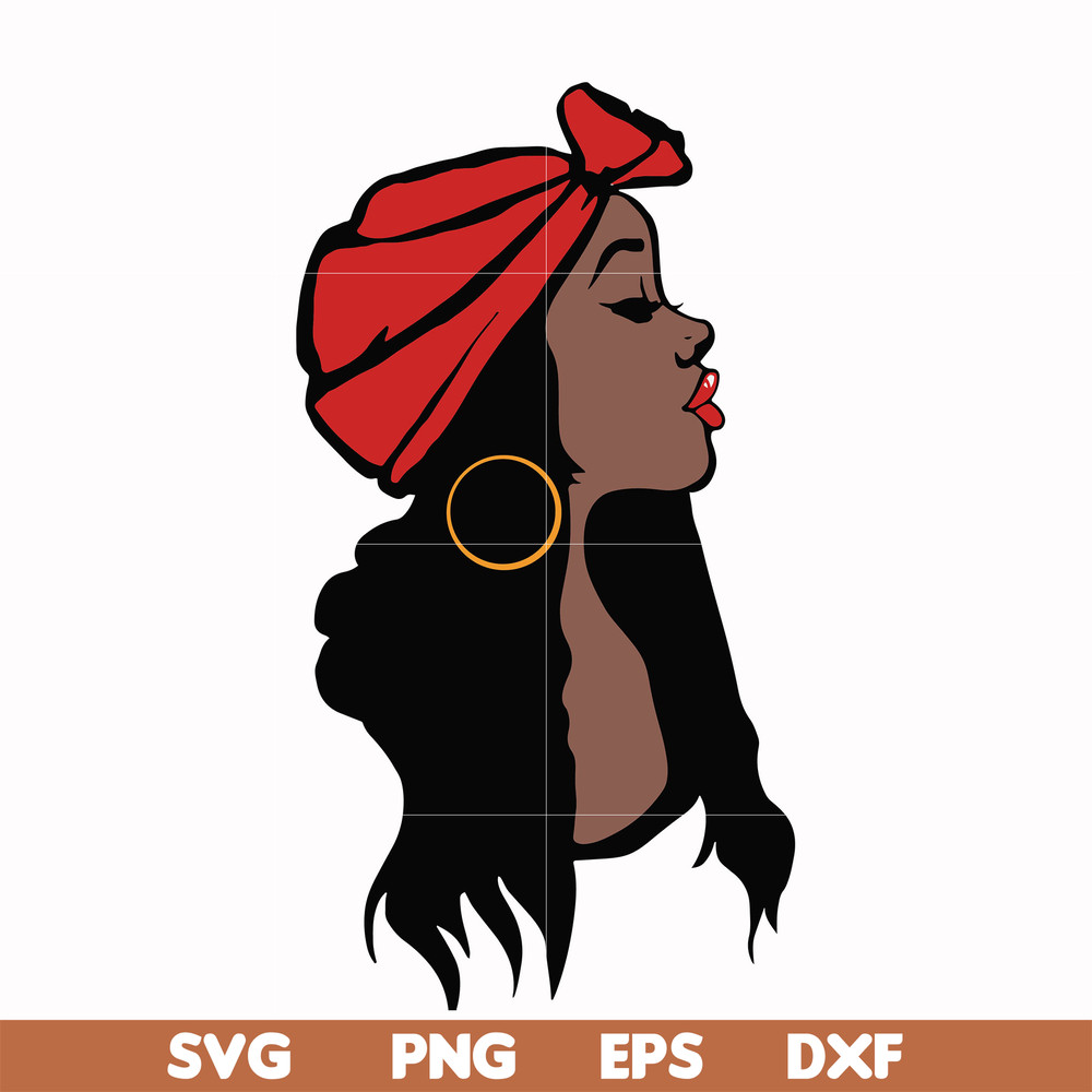 OTH00021-Unbothered Black Girl Svg, Afro Woman Svg, African American Woman svg, png, dxf, eps file OTH00021.jpg
