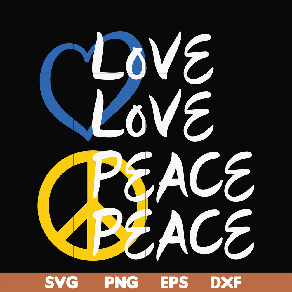 OTH0021-Love peace svg, png, dxf, eps digital file OTH0021.jpg