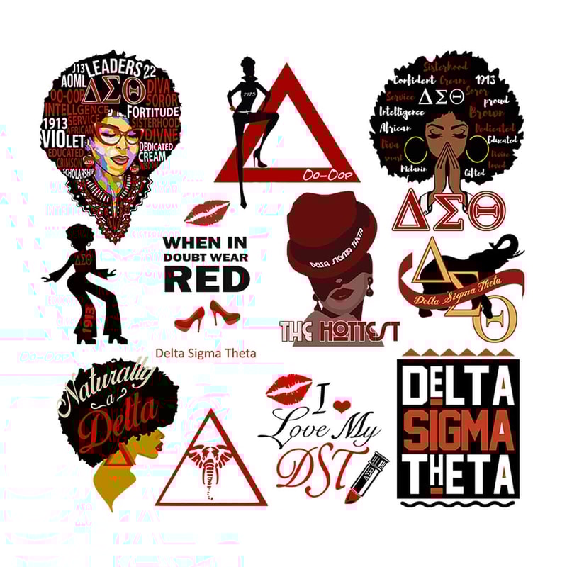 12 Files Delta Sigma Theta Sorority Svg, Delta Sigma Theta Bundle Svg, Sorority Lovers Svg.jpg